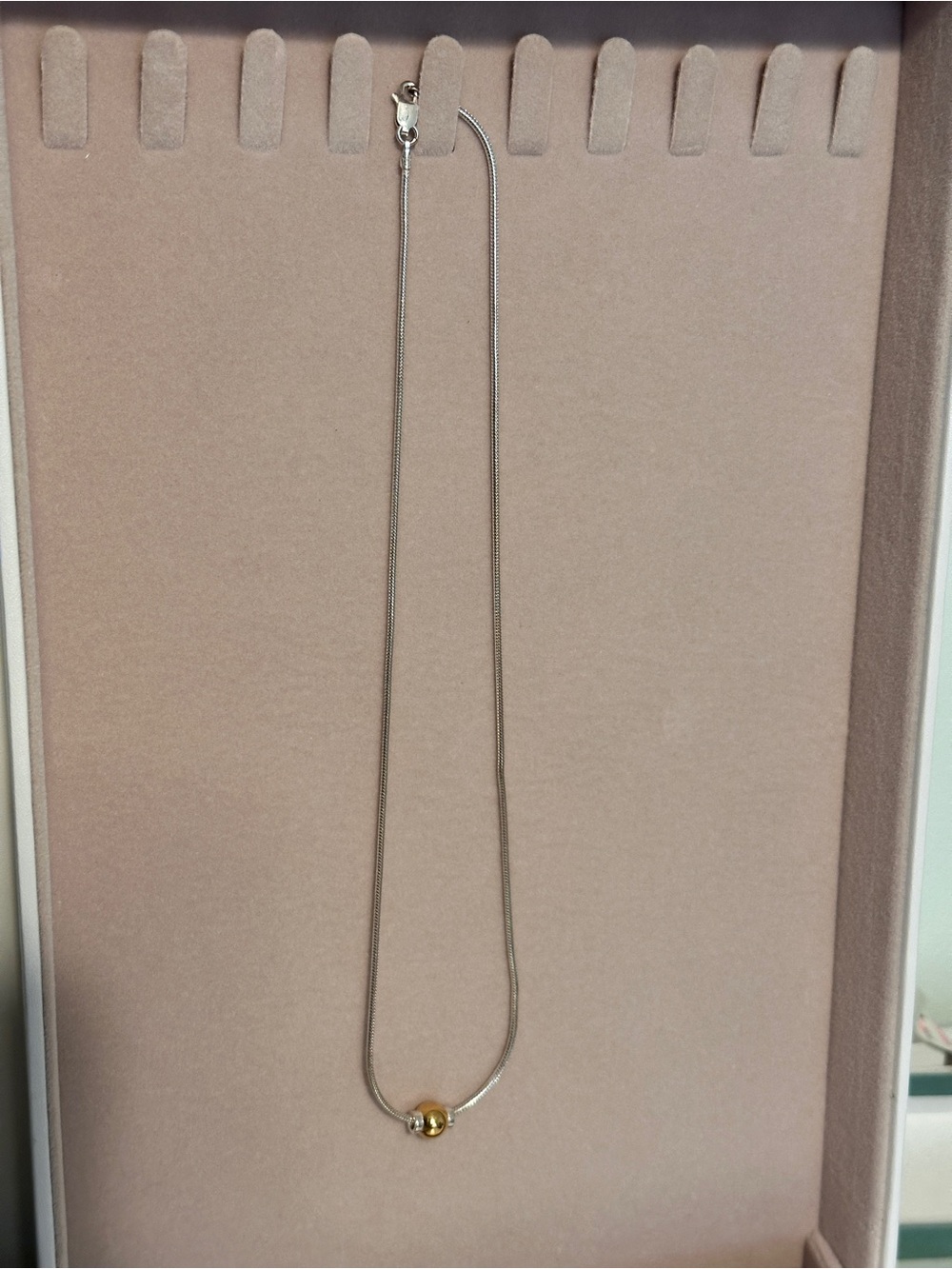 Made On Cape Cod. Beachball Necklace™ - 925 Silver/Gold Filled necklace - 18'